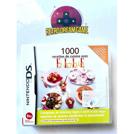 Jeux 1000 recettes sur DS