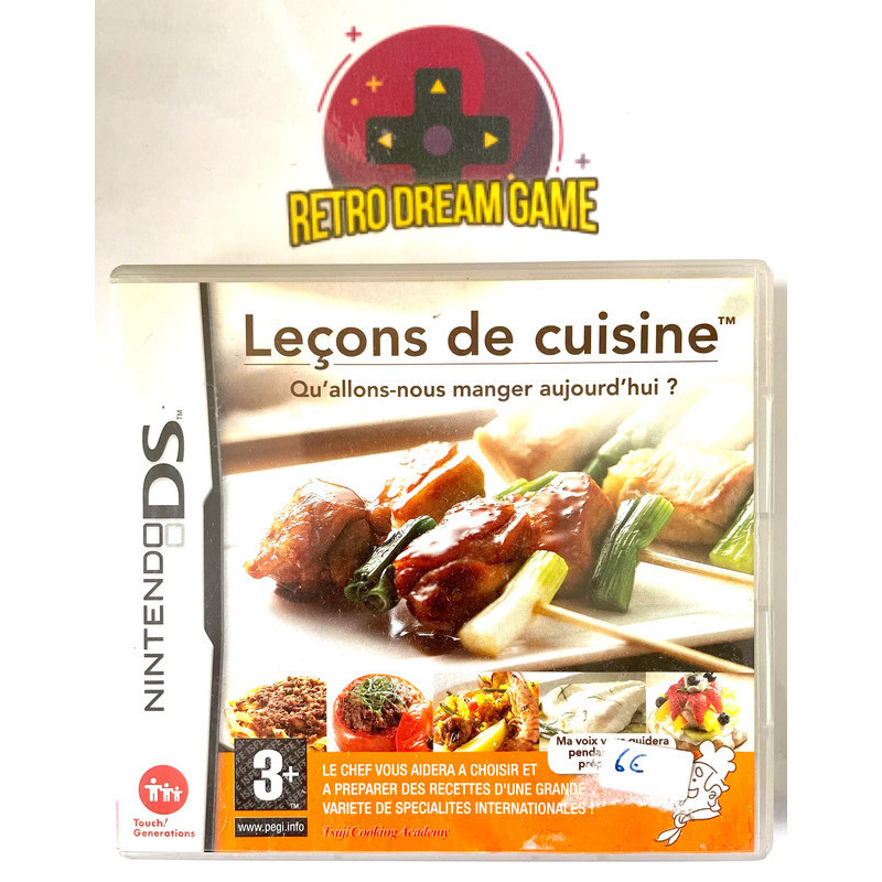 Lecons de cuisine sur DS Lecons de cuisine sur DS