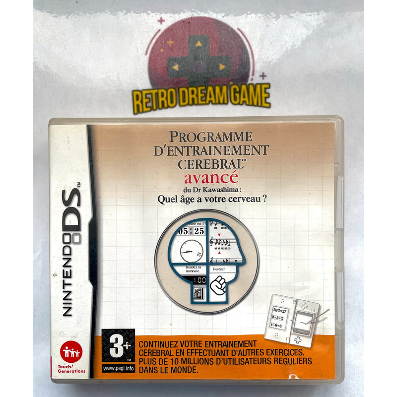 Programme d'entrainement cerebral avance du dr kawashima pour DS