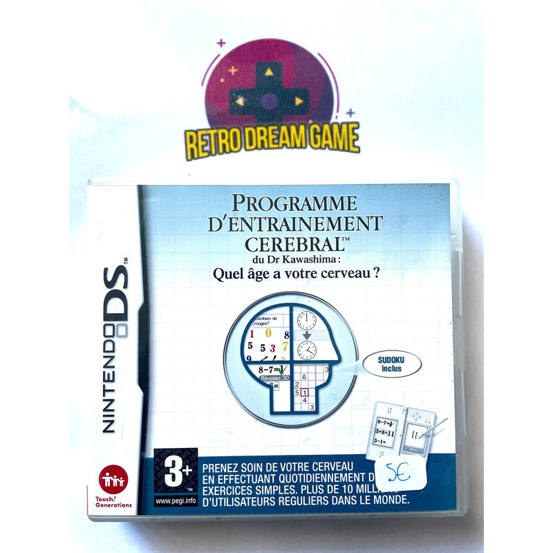 Programme d'entrainement cerebral du dr kawashima pour DS