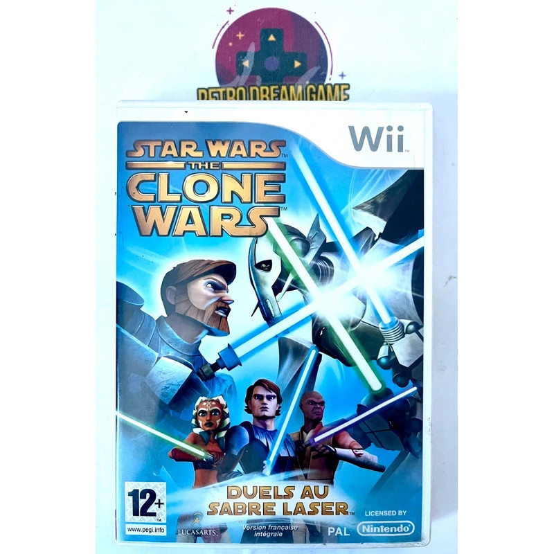 Starwars the clone wars duel au sabre laser pour WII