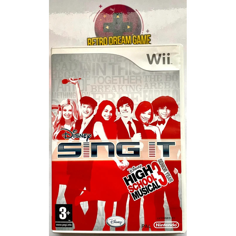 Disney sing it high school musical 3 pour  Wii