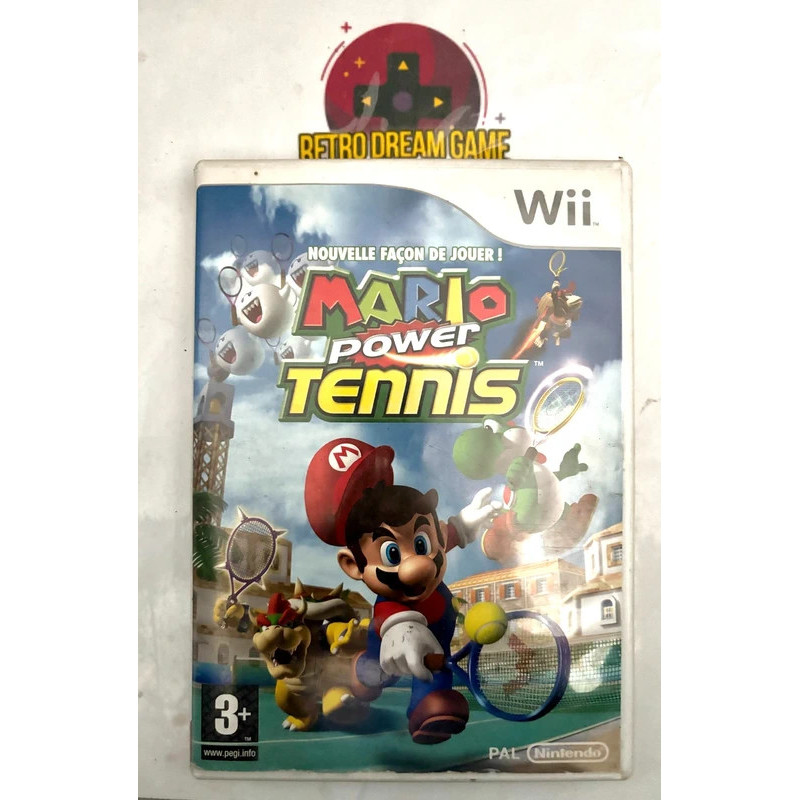 Nouvelle facon de jouer Mario power tennis pour WII