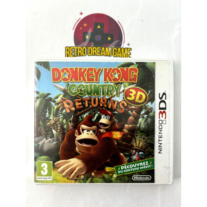 Donkey kong country returns 3D pour 3DS
