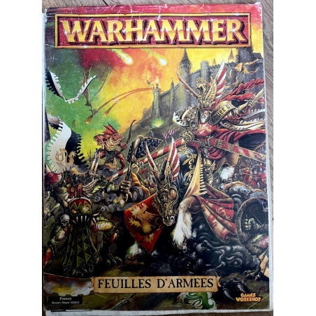 Feuilles d'armees pour warhammer battle 4 eme edition