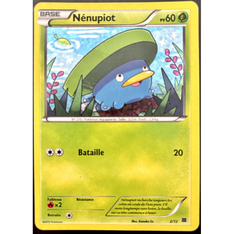 Nintendo Pokémon JCC Nenupiot Promo Carte Mcdo (2/12)