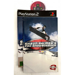 Notice et jaquette shaun palmers pro snowboarding pour PS2