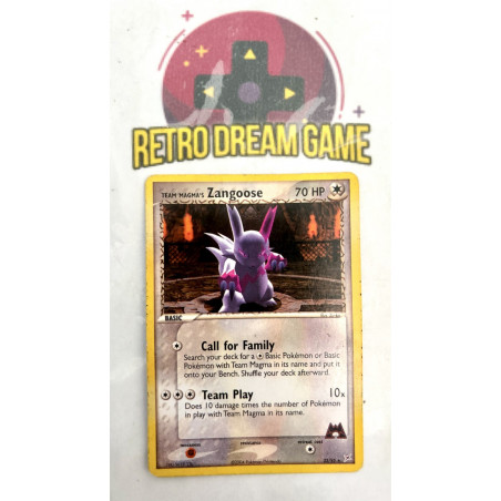 Nintendo Pokémon JCC Zangoose de team magma EX Team magma vs team aqua  (23/95)