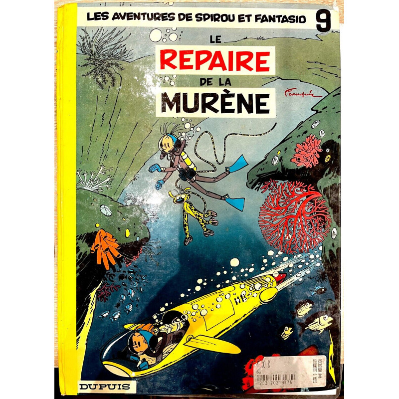 BD Spirou tome 9 le repaire de la murene