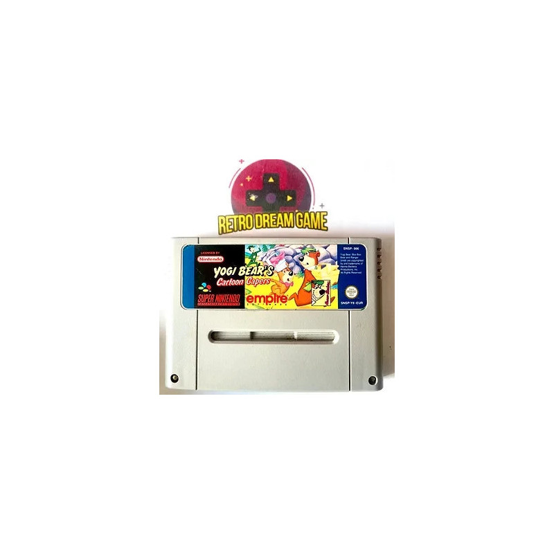 Yogi bear's cartoon capers pour Super nes
