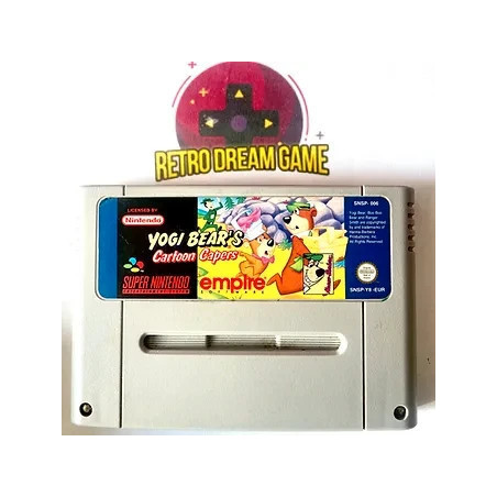 Yogi bear's cartoon capers pour Super nes