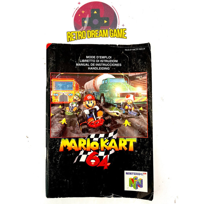Notice Mario kart 64 Seulement la notice Notice Mario kart 64 Seulement la notice