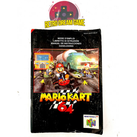 Notice Mario kart 64 Seulement la notice