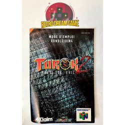 Notice Turok 2 pour Nintendo 64 Seulement la notice