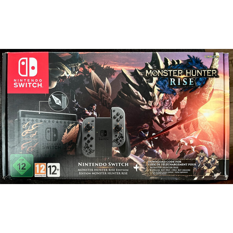 Console Nintendo switch monster hunter rise