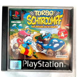 Turbo shtroumpf mon premier jeu de course pour Playstation