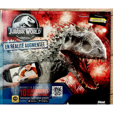Livre Jurassic world en realite augmentée