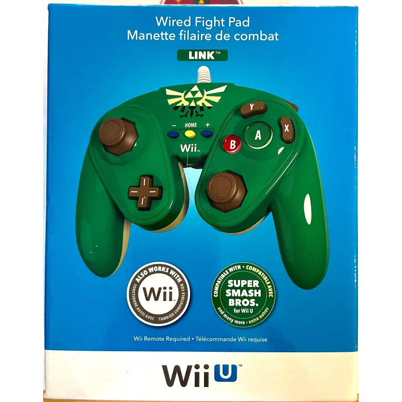 Manette de combat Link de la marque PDP pour Wii u Manette de combat Link de la marque PDP pour Wii u