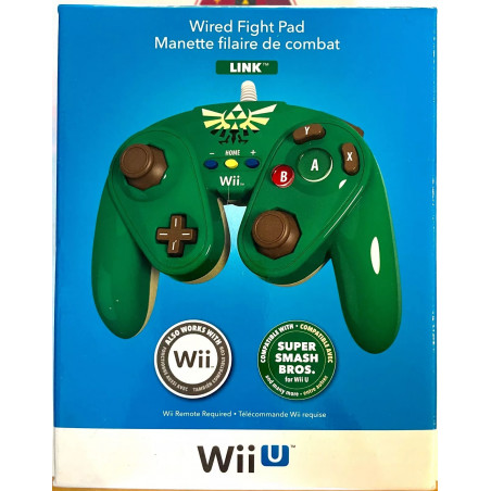 Manette de combat Link de la marque PDP pour Wii u
