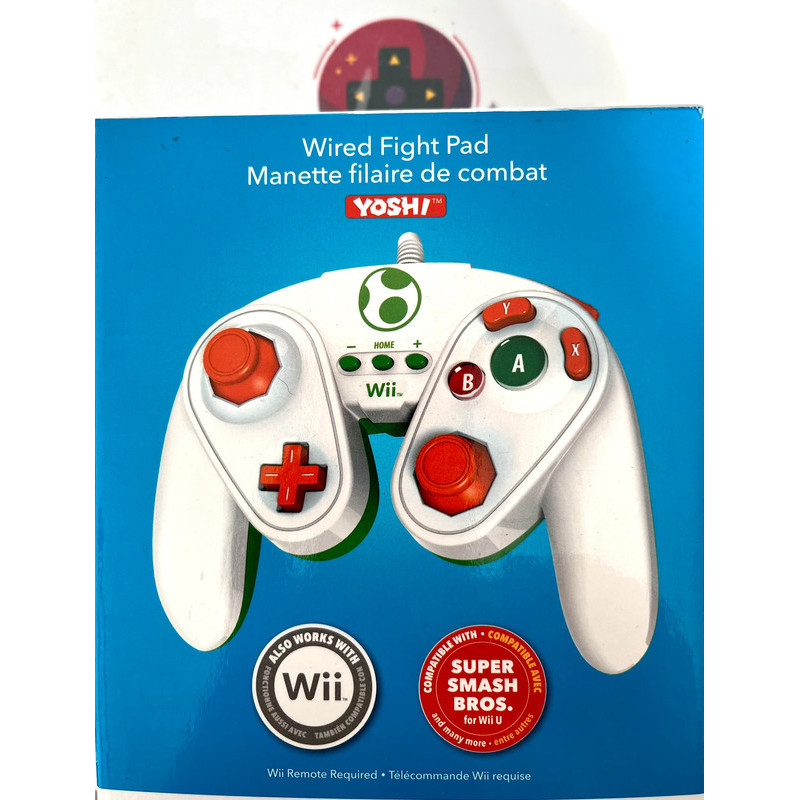 Manette de combat Yoshi de la marque PDP pour Wii u