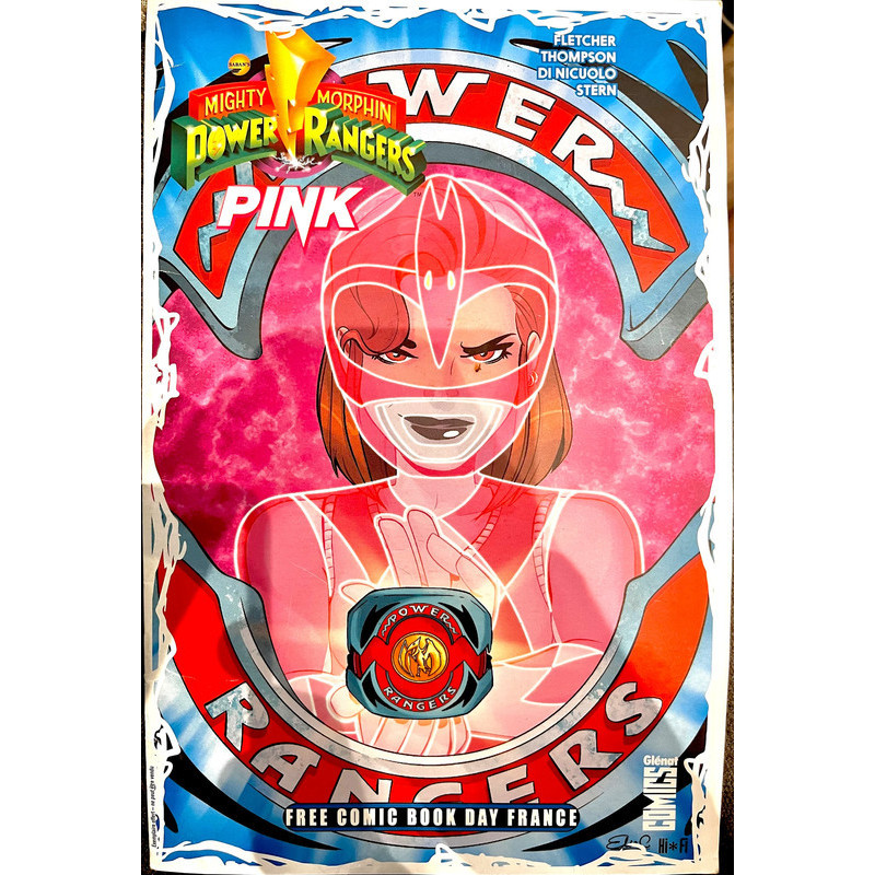 Comic Mighty morpin power rangers Pink