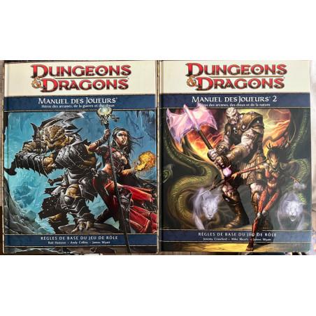 Manuel des joueurs 1 + 2 Dungeons & dragons 4 eme edition