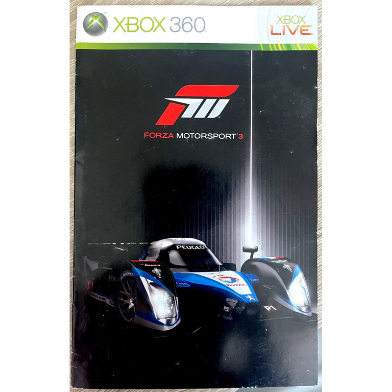Notice Forza motorsport 3 pour 360