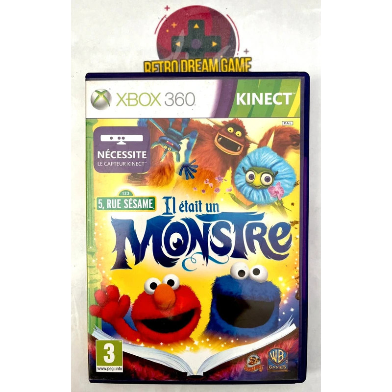 Kinect il etait un monstre 5 rue sesame pour 360