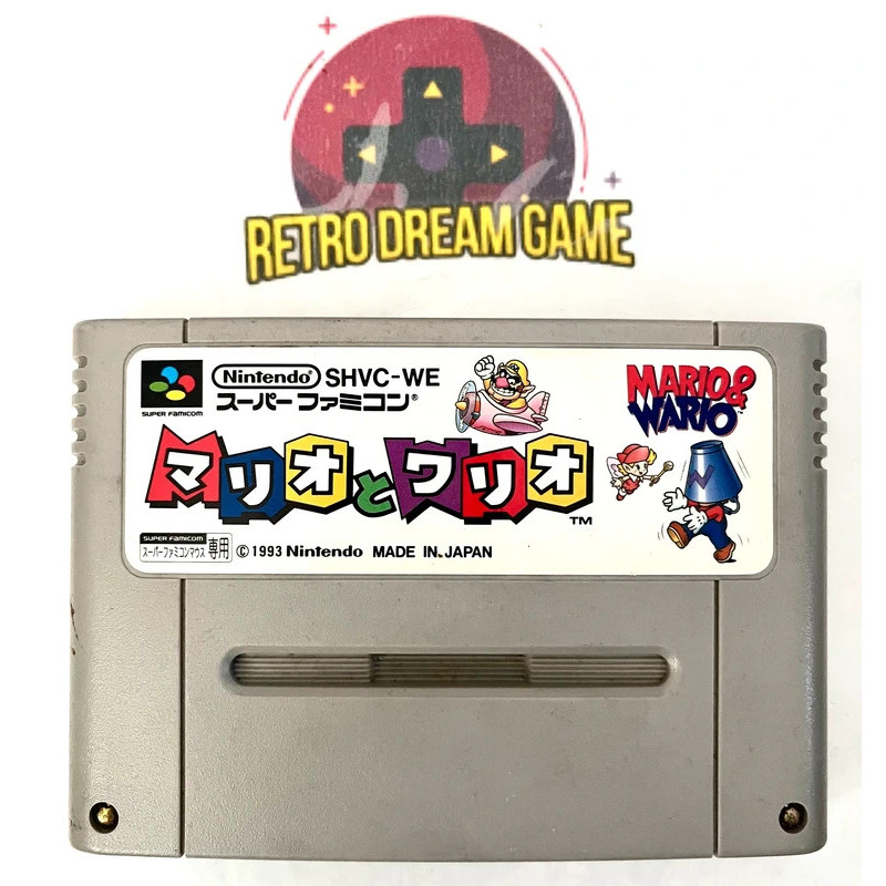 Mario & wario pour Super nes japonaise