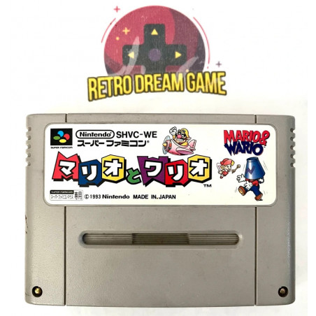 Mario & wario pour Super nes japonaise