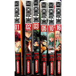 Lot de 6 manga One punch man