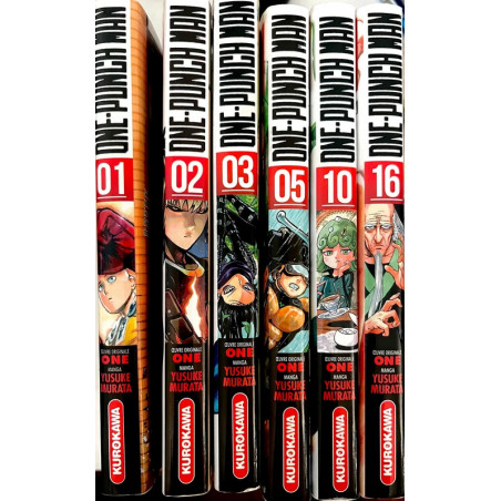 Lot de 6 manga One punch man