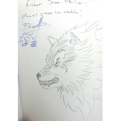 Manga full moon tome 1 dédicacée