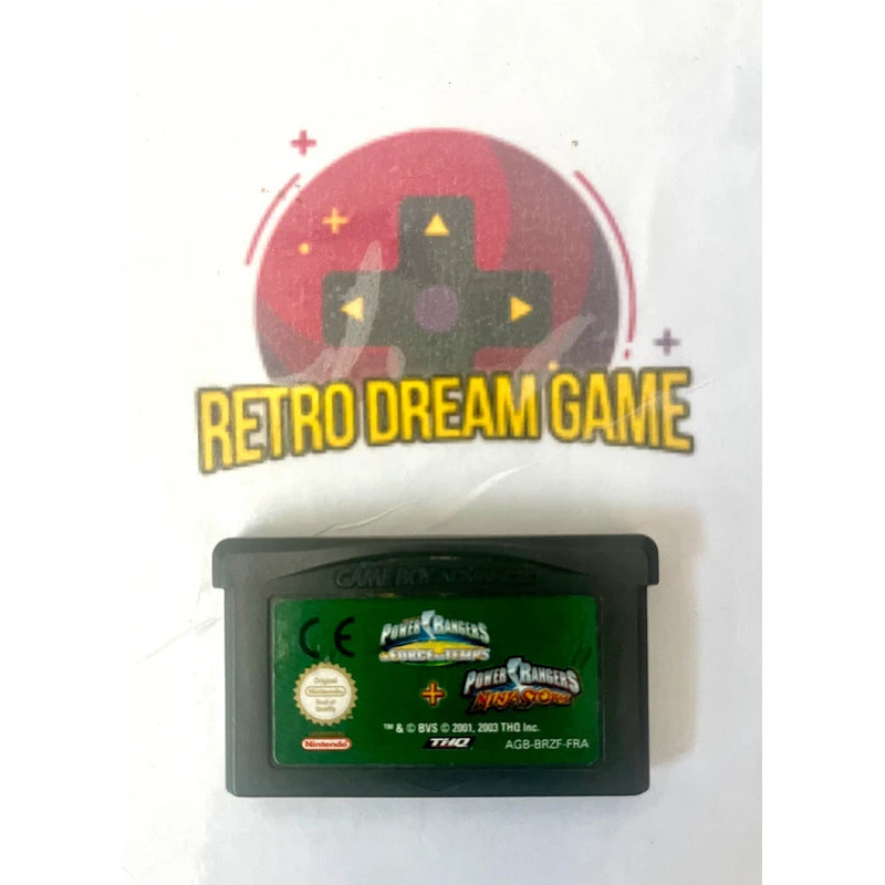 Power rangers la force du temps + ninja storm pour game boy advance