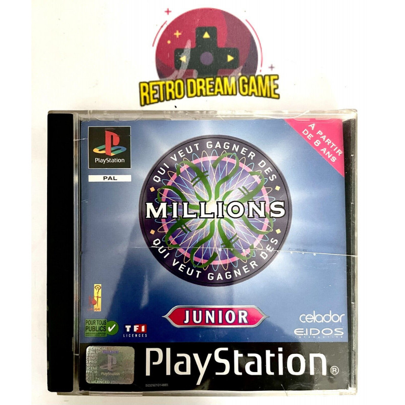 Qui veut gagner des millions junior edition pour Playstation Qui veut gagner des millions junior edition pour Playstation