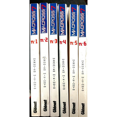 Lot de Manga Macross trash 7 volume 1 a 6